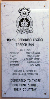 Dedication Plaque